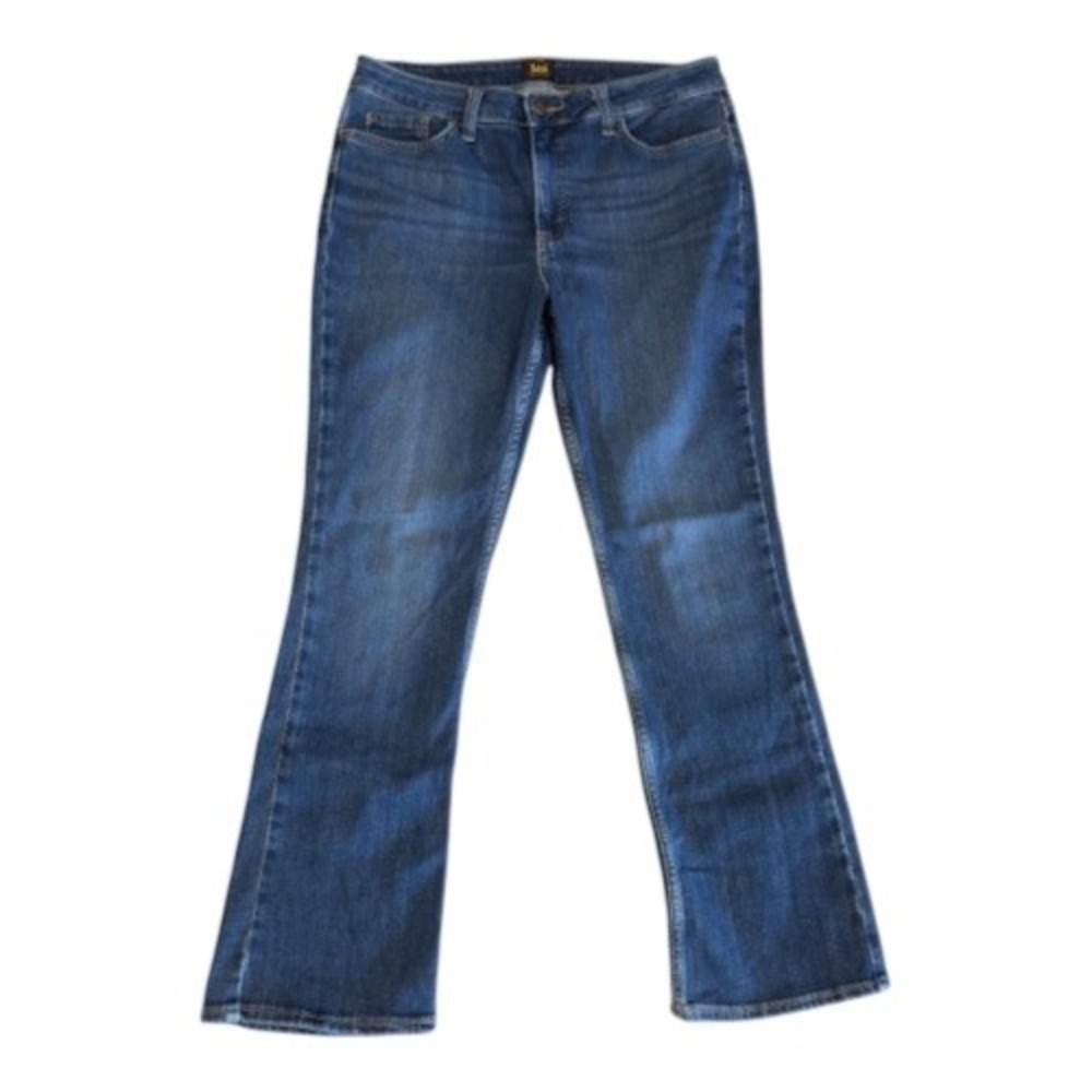 Lee Womens Medium Wash Mid Rise Bootcut Jeans Size 12M 101CMVEW9